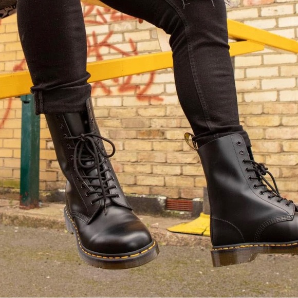 Dr. Martens 1914 tall boots smooth leather 7 - Picture 5 of 11